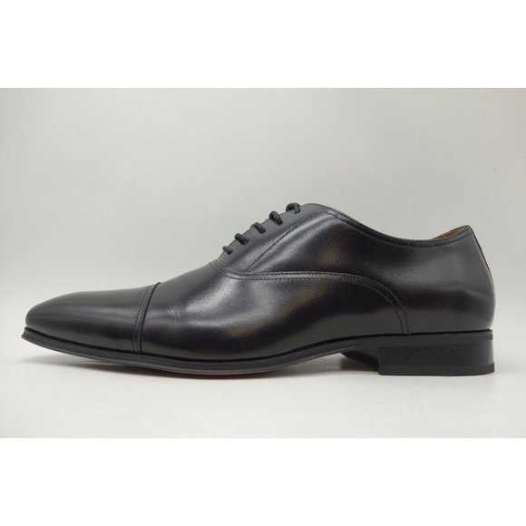 Johnston Murphy Optima USA Black Leather Cap Toe Lace Up Oxford Shoes Men\'s 11 D main image 6